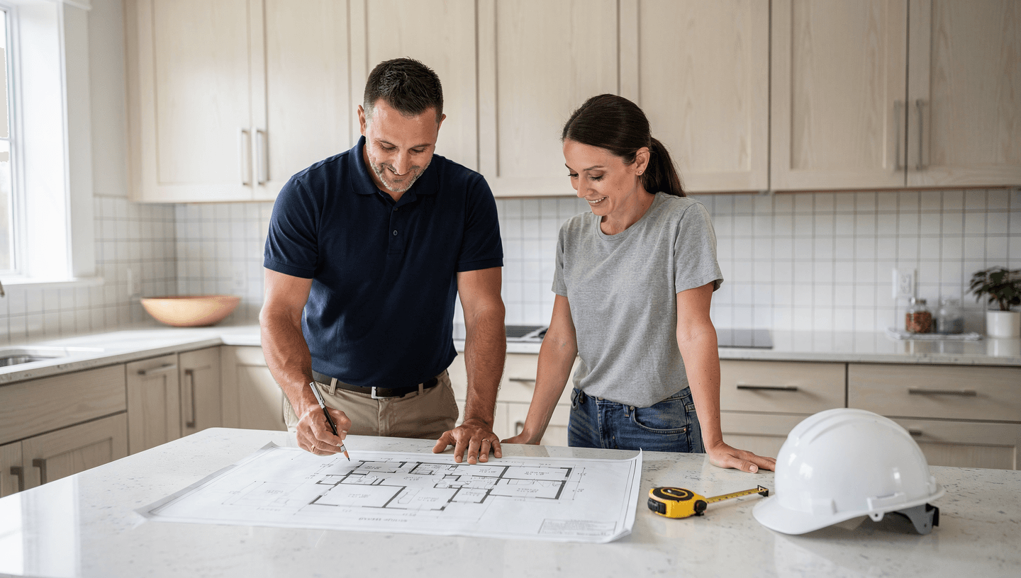 Barcci Builders team at work on a Los Gatos home remodel